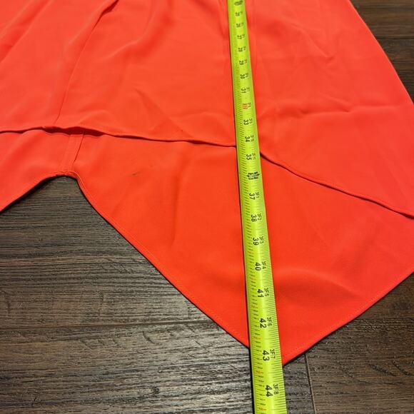 RACHEL Rachel Roy Dress in a Brilliant Orange with Pockets - Picture 12 of 13